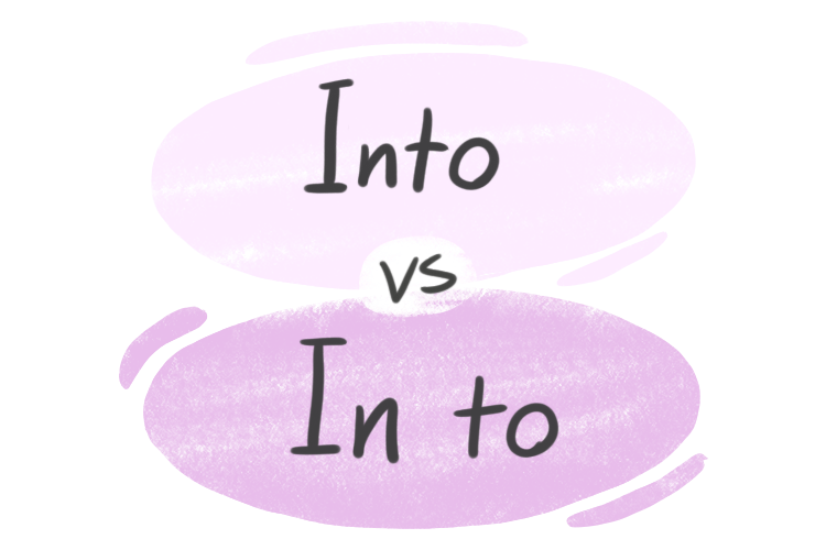 "Into" vs. "In to" in the English Grammar
