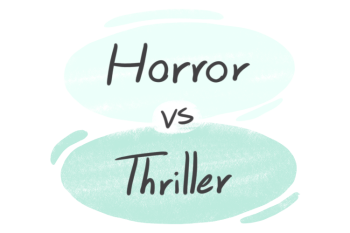 "Horror" vs. "Thriller" in English