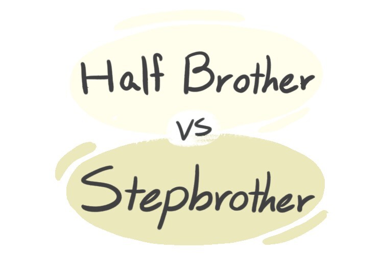 "Half Brother" vs "Stepbrother" in English LanGeek