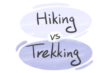 "Hiking" vs. "Trekking" in English