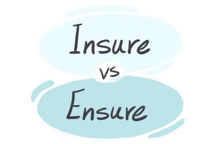 Insure vs. Ensure in English