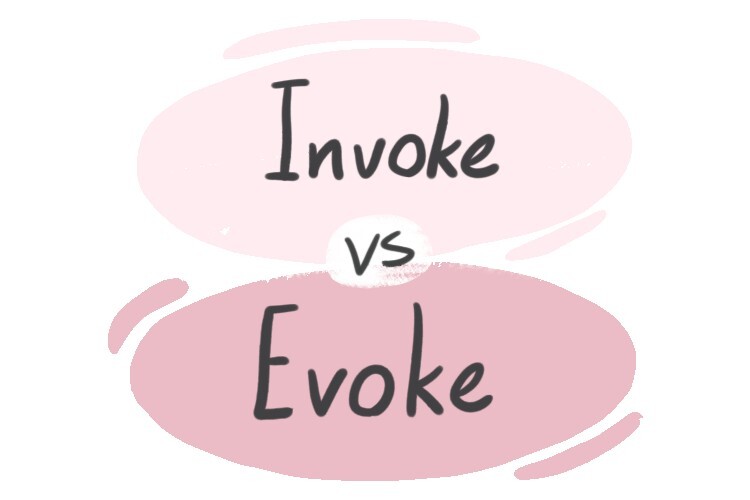 invoke-vs-evoke-in-english-langeek