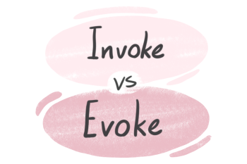 "Invoke" vs. "Evoke" in English