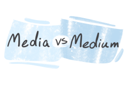 "Media" vs. "Medium" in English