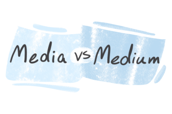 "Media" vs. "Medium" in English