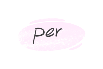 How to Use "Per" in English