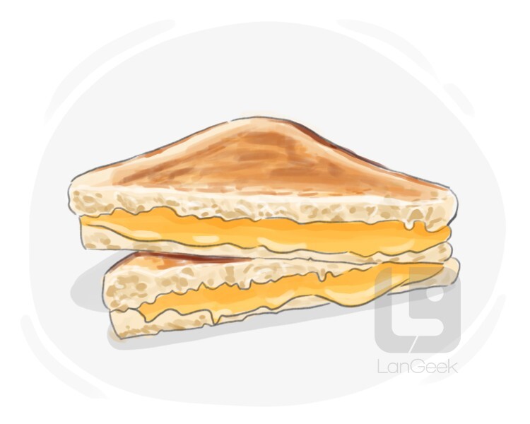 grilled cheese sandwich definition and meaning