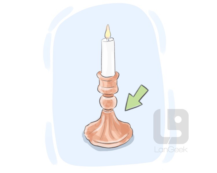 Candle on sale holder definition