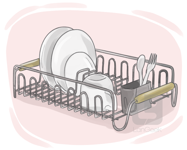dish rack definition and meaning