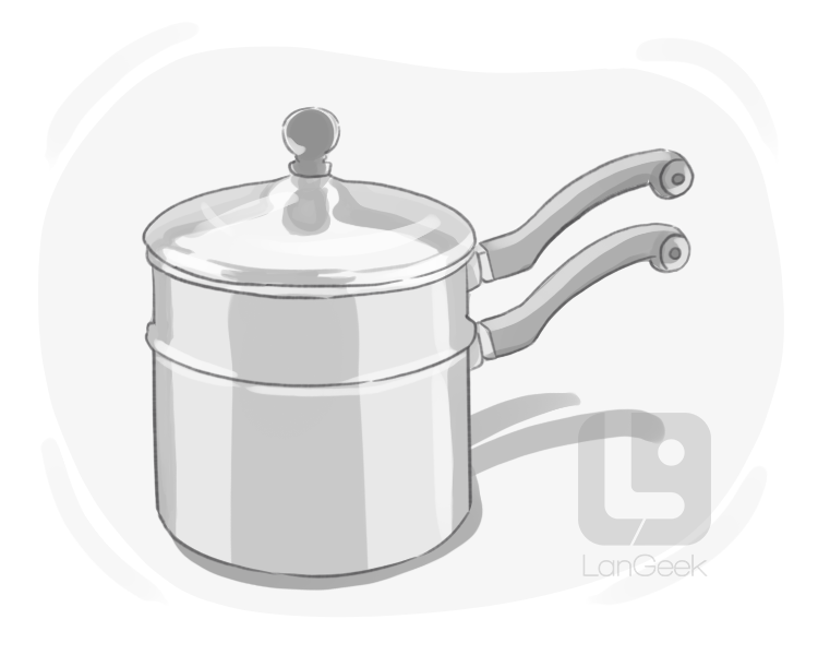 double saucepan definition and meaning
