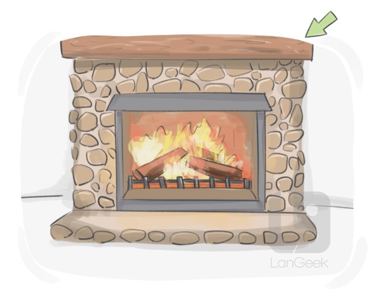 chimneypiece definition and meaning