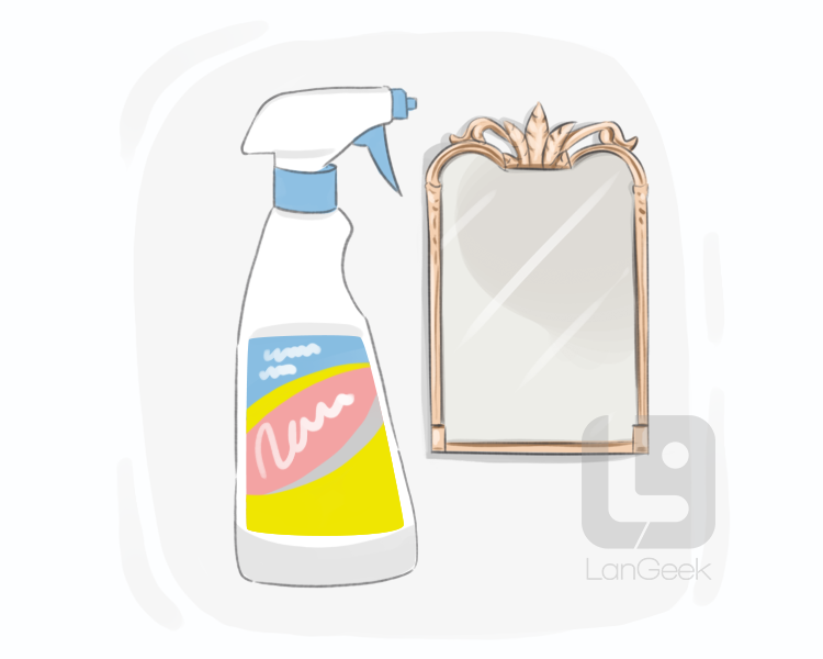 glass cleaner definition and meaning