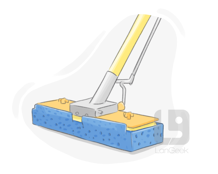 sponge mop definition and meaning