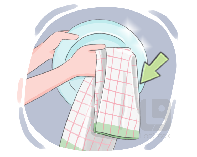dish towel definition and meaning