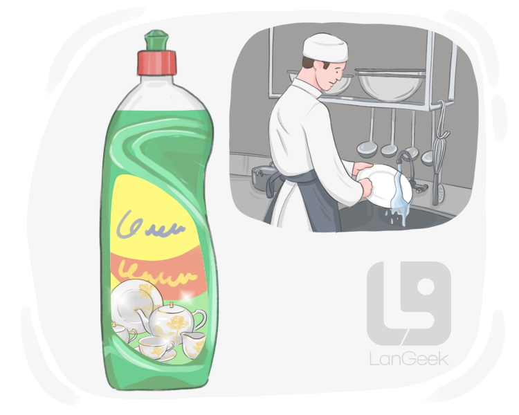 dishwashing detergent definition and meaning