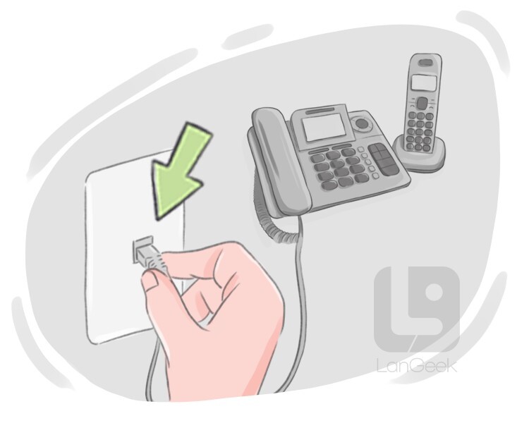 telephone circuit definition and meaning