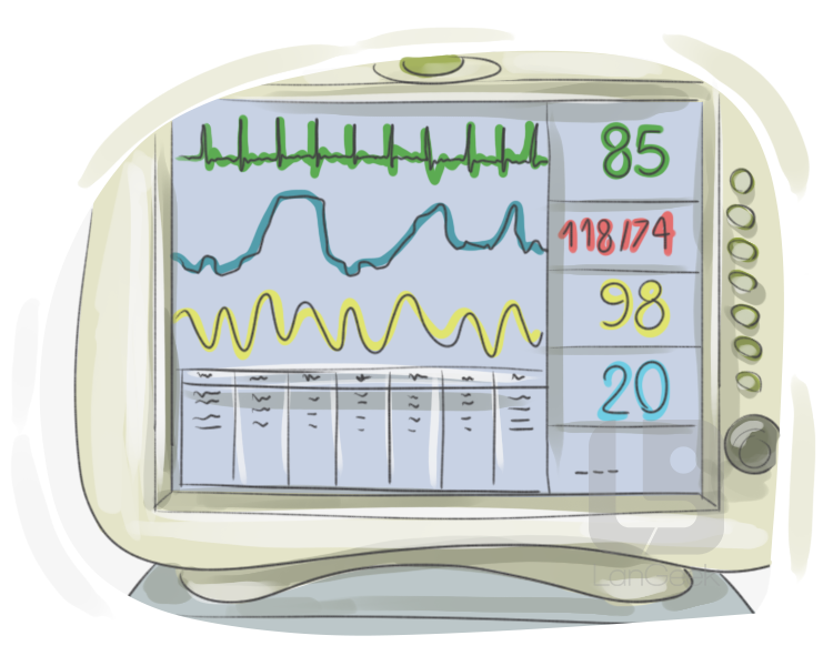 vital signs monitor definition and meaning