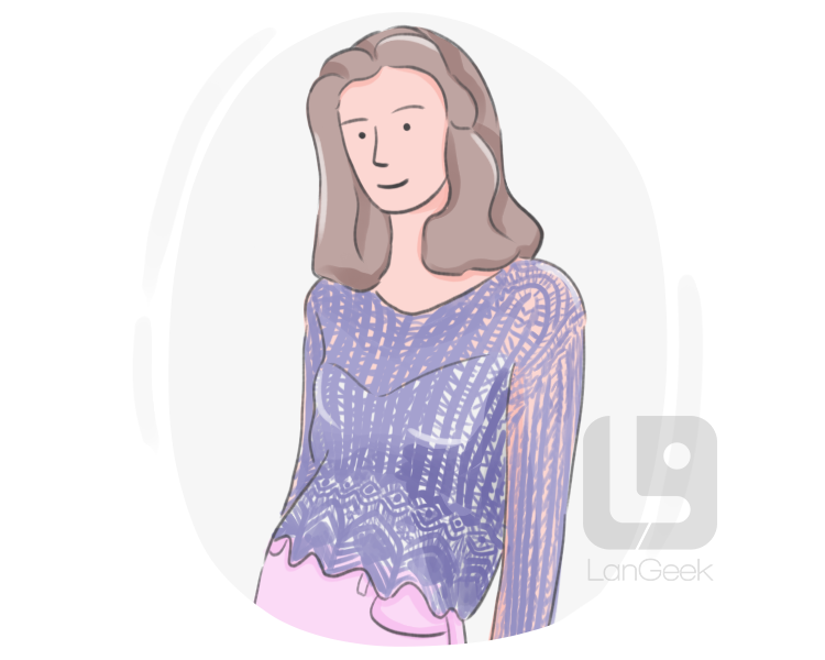 lace blouse definition and meaning