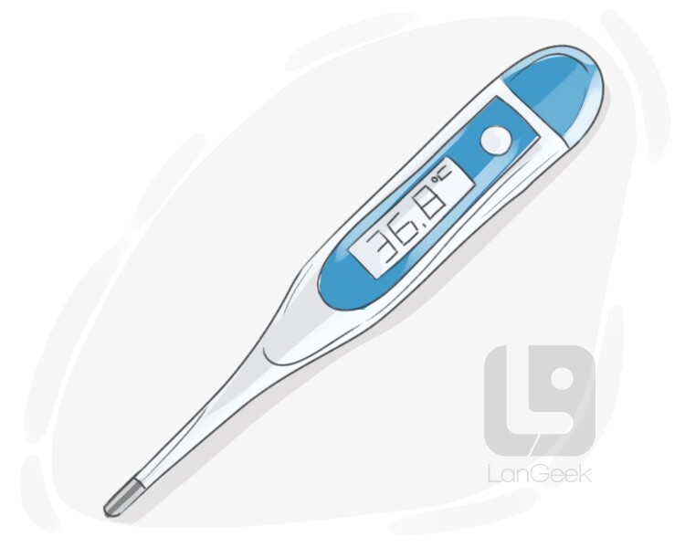 Thermometer definition shop