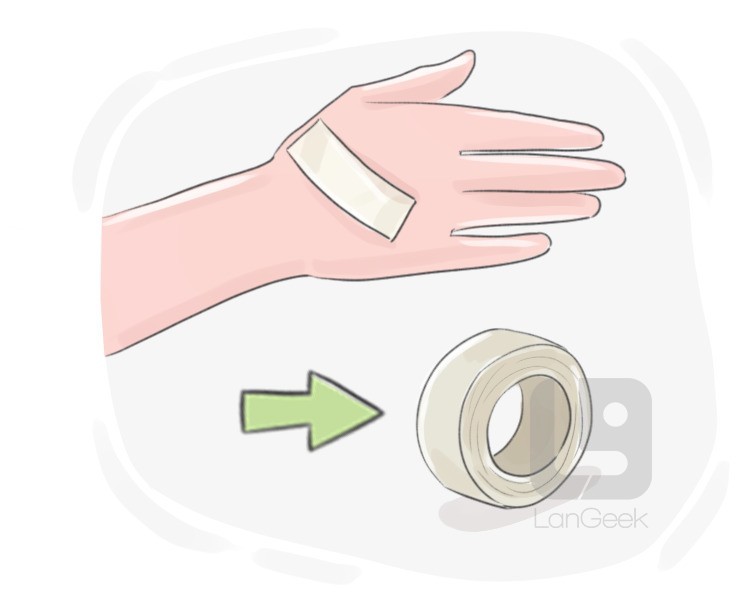sterile tape definition and meaning