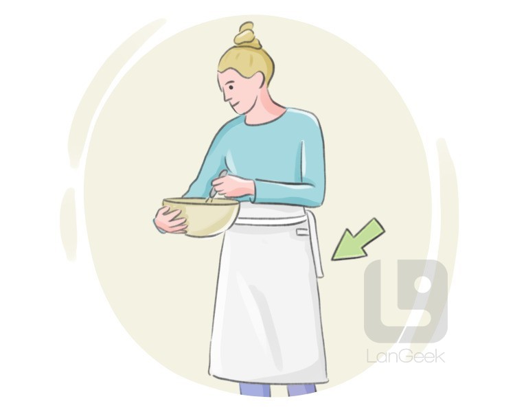 waist apron definition and meaning