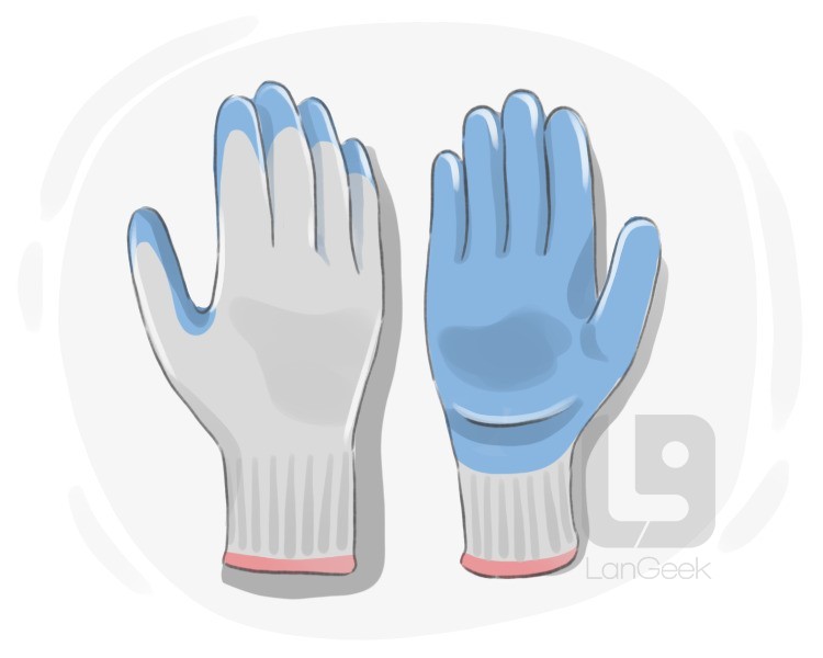 safety glove definition and meaning