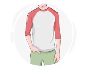 three-quarter length sleeve