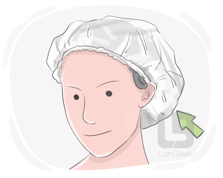 shower cap definition and meaning