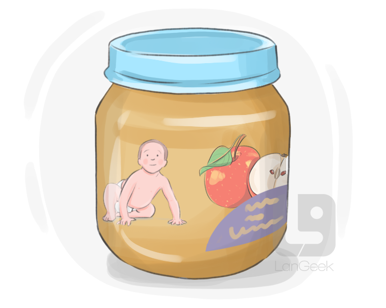 baby food definition and meaning