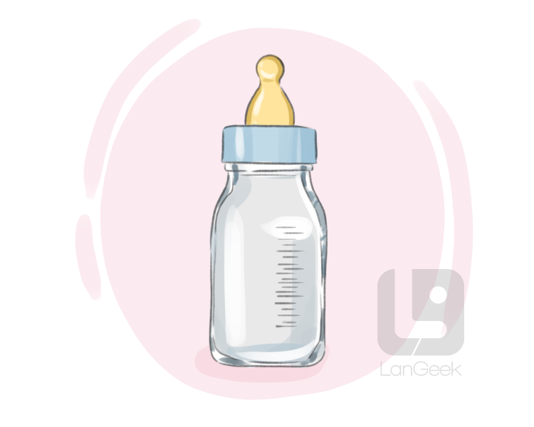 nursing bottle definition and meaning