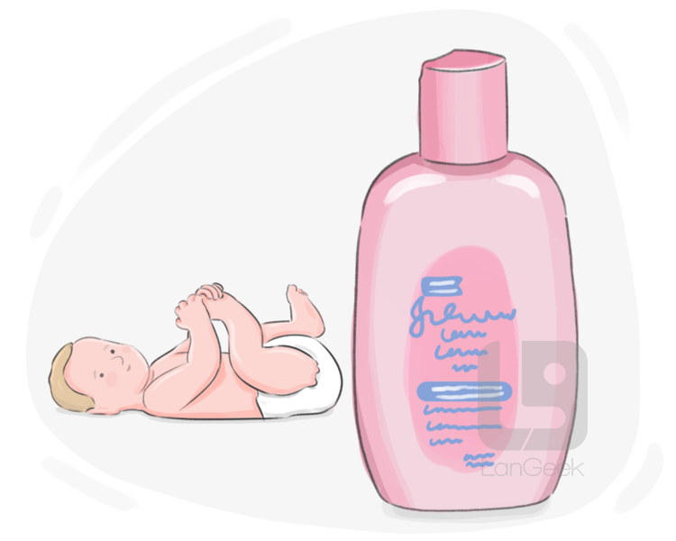 baby lotion definition and meaning