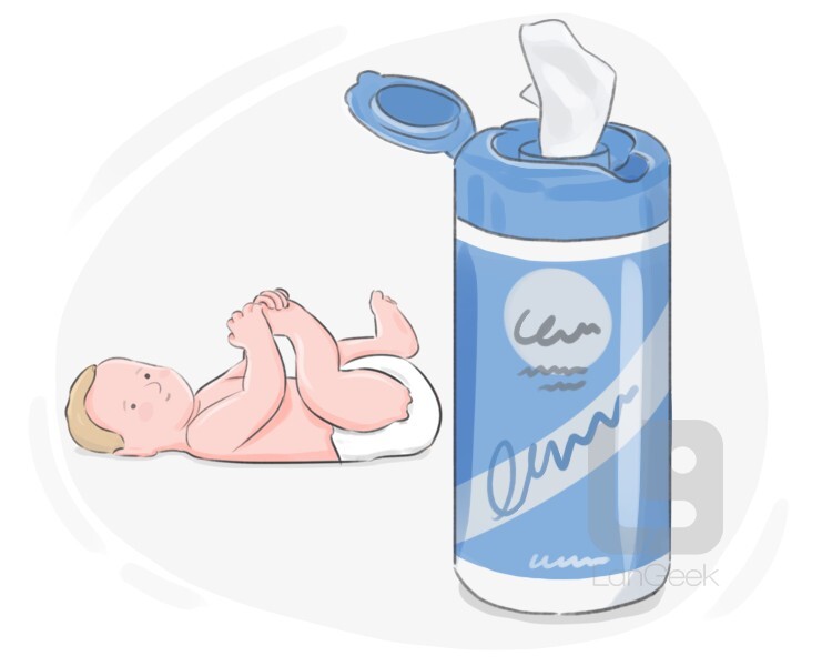 baby wipe definition and meaning