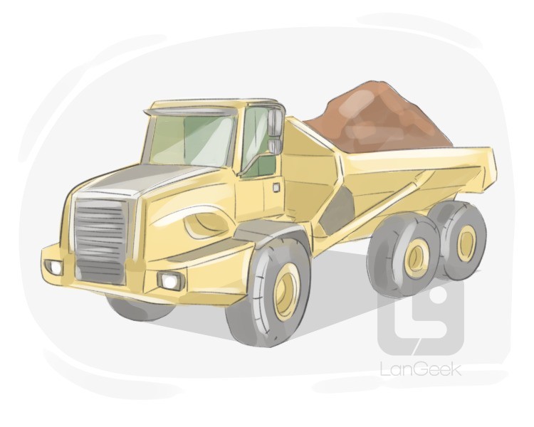 tipper lorry definition and meaning