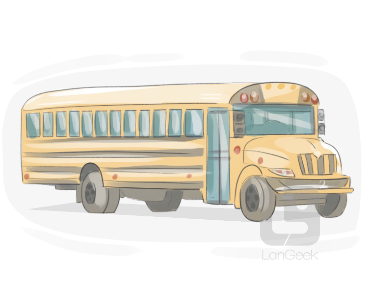 school bus definition and meaning