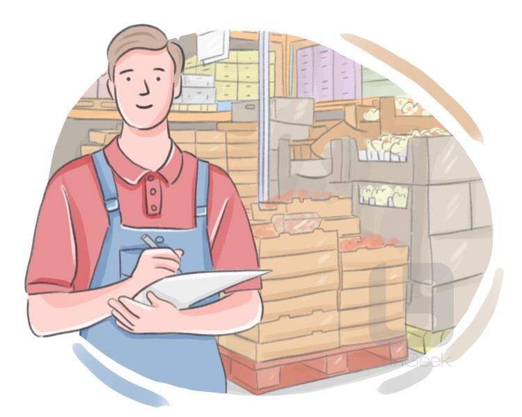 stock clerk definition and meaning