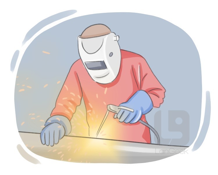 welder's mask definition and meaning