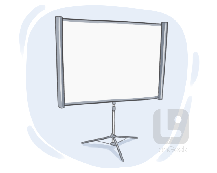 projection screen definition and meaning