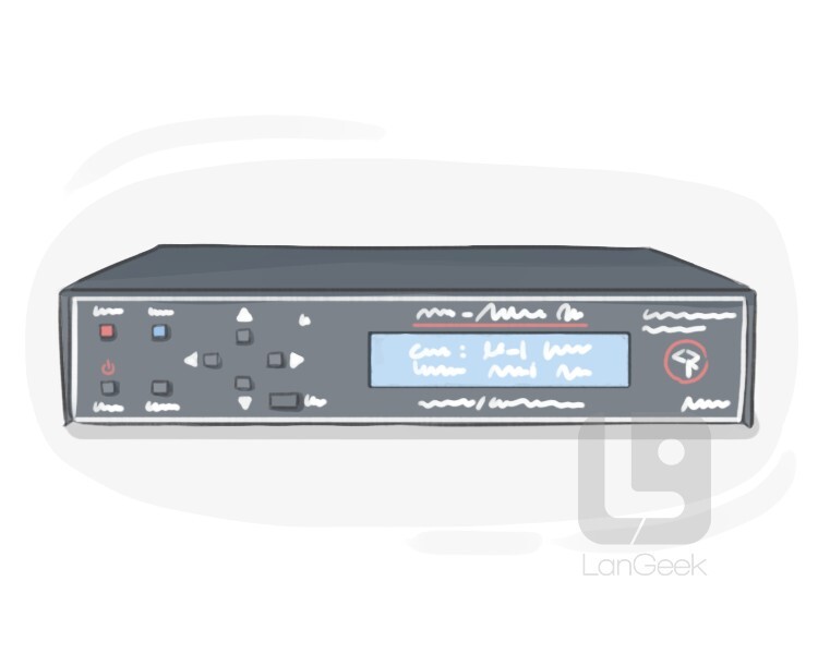 radio receiver definition and meaning