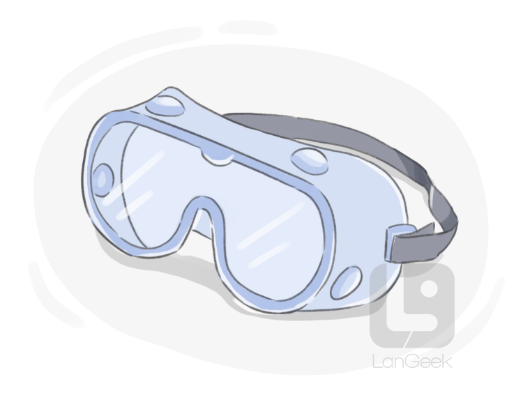 safety goggles definition and meaning