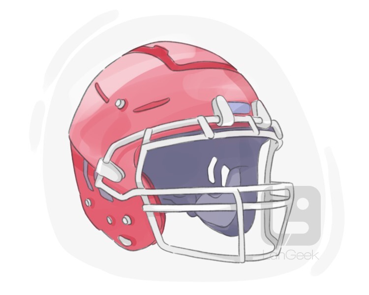 football helmet definition and meaning