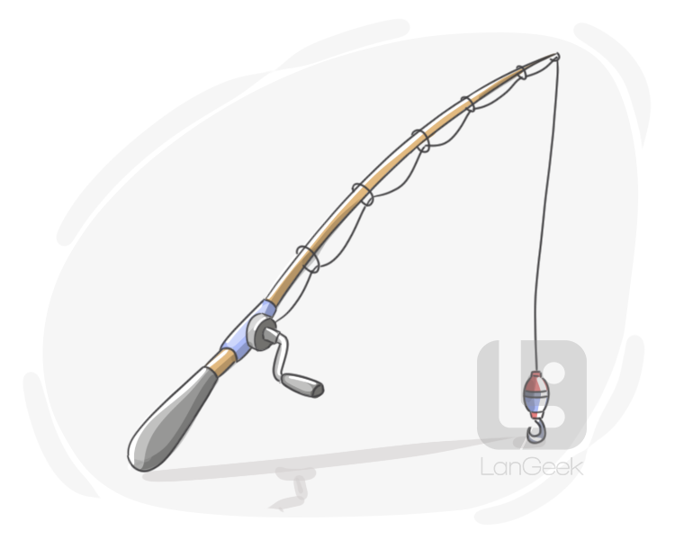 fishing pole definition and meaning