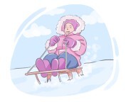 sledding