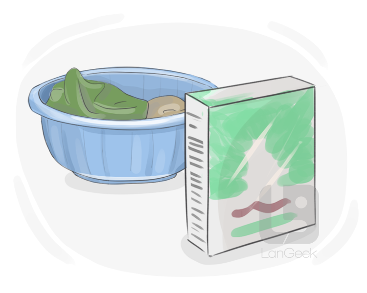 built-soap powder definition and meaning
