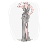 long floral formal dresses Andrea & Leo A1466 A Line Printed Pattern Prom Dress Long Sequin Prom Dress cute sundress ensuring you stand out Size:15 x 33