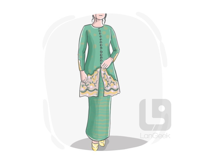 Kebaya definition and meaning