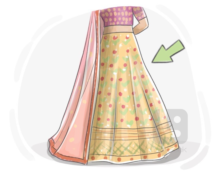 lehenga definition and meaning