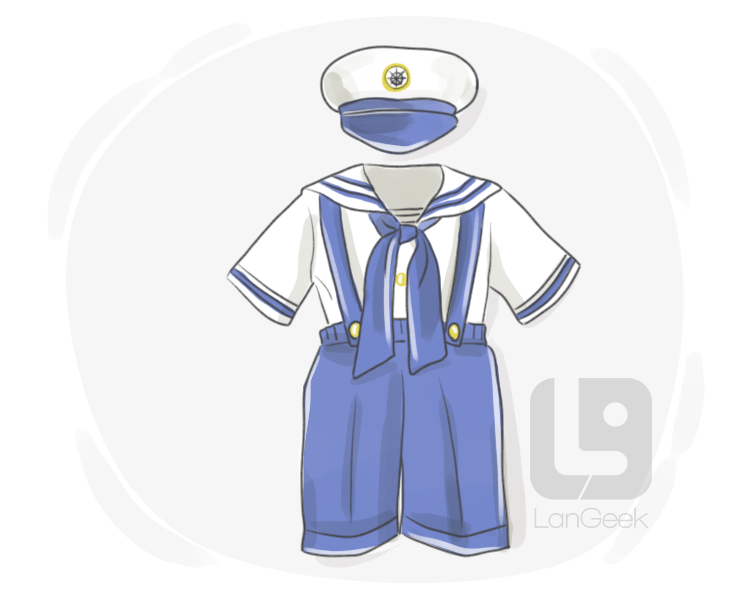 sailor suit definition and meaning
