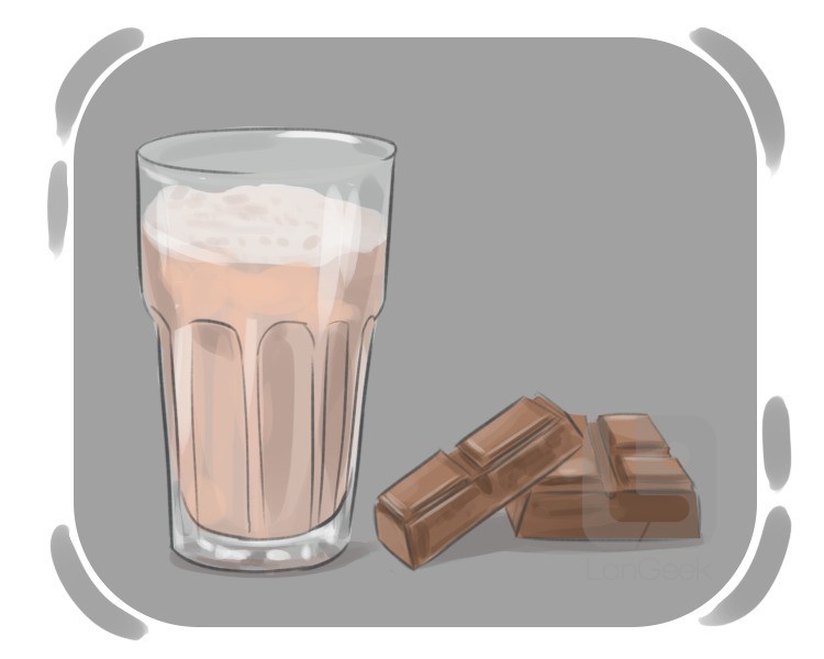 chocolate milk definition and meaning