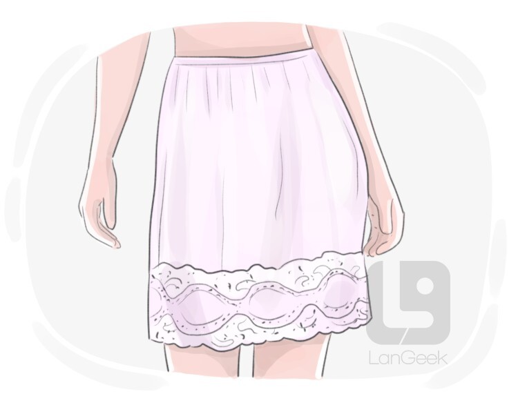 Lace clearance skirt meaning