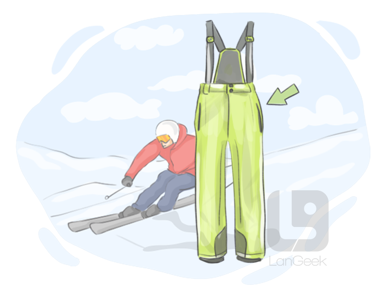 ski pants definition and meaning